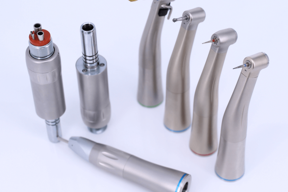 Low speed handpiece with air motor